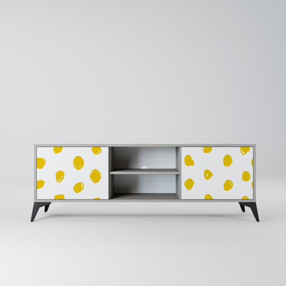 RADIANT REVERIE 2-Door TV Stand in Grey Finish