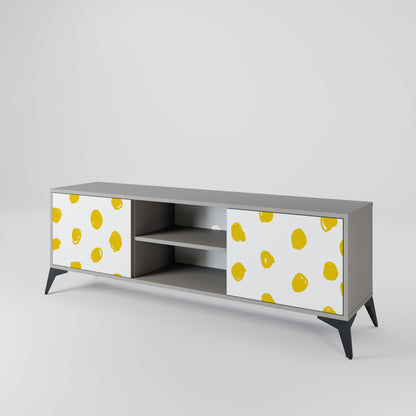 RADIANT REVERIE 2-Door TV Stand in Grey Finish