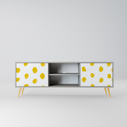 RADIANT REVERIE 2-Door TV Stand in Grey Finish