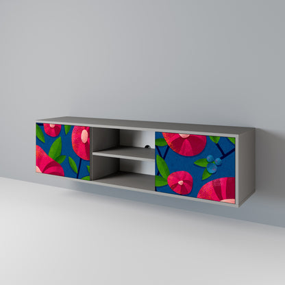 SPRING THOUGHTS 2-Door TV Stand in Grey Finish