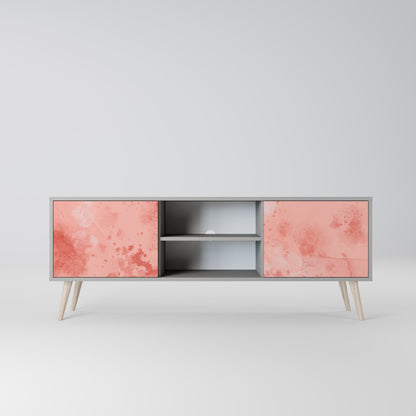 CRANE DANCE 2-Door TV Stand in Grey Finish