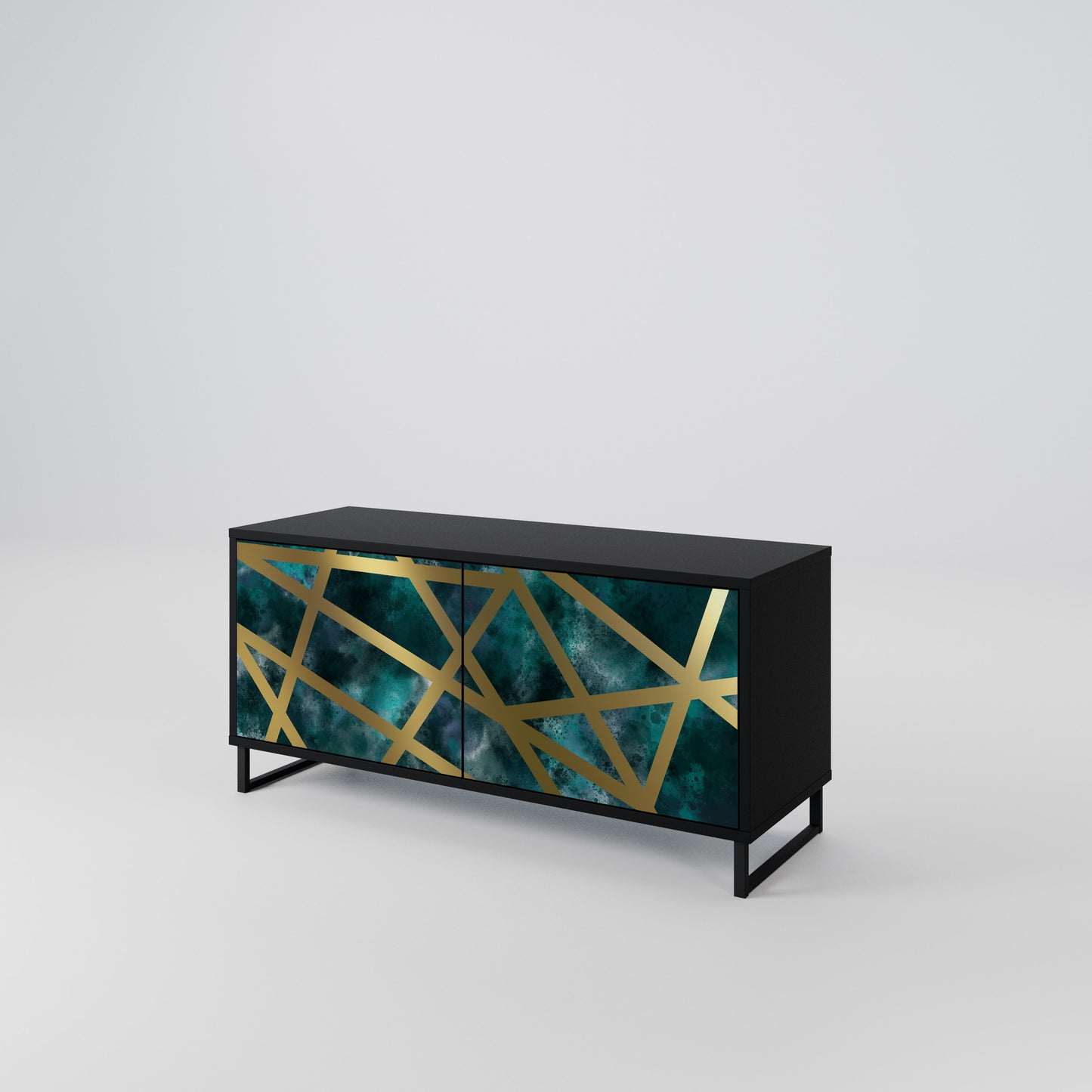 THE LABYRINTH OF GOLD Compact 2-Door TV Cabinet