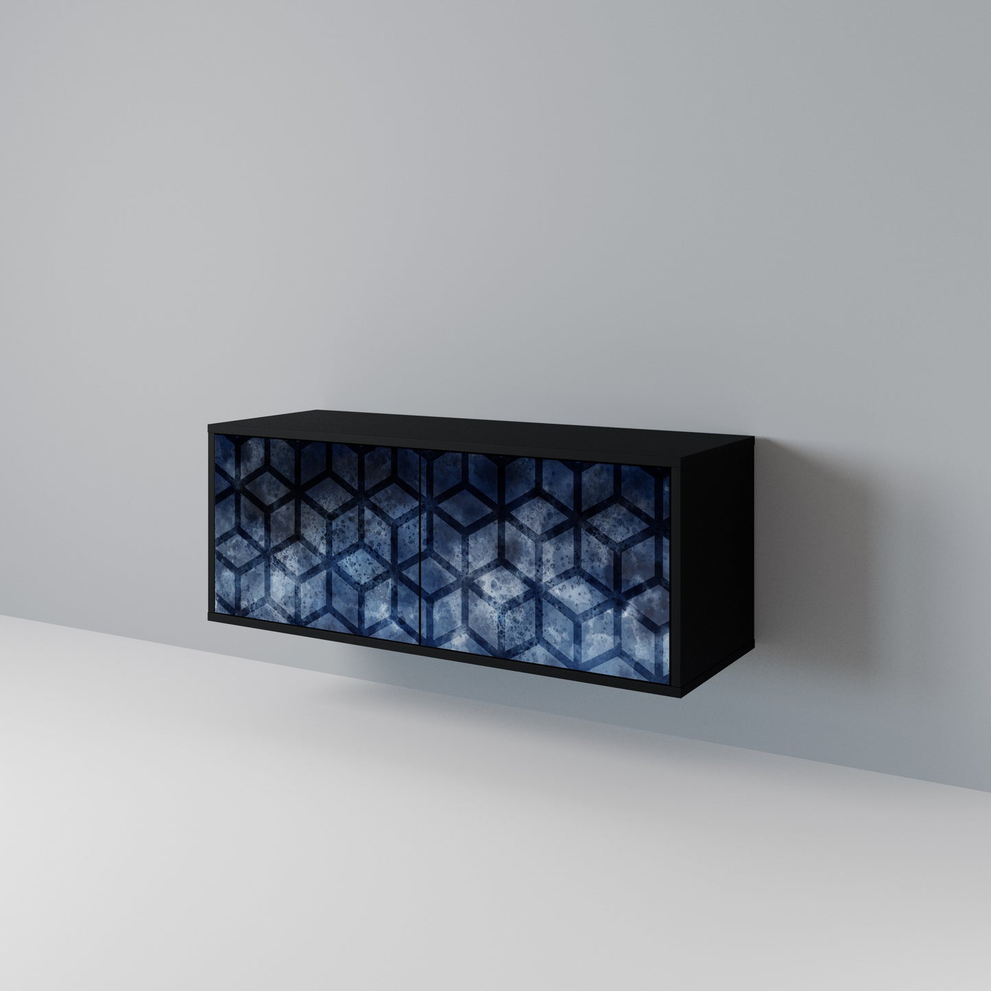 CUBIC MIST Compact 2-Door TV Cabinet