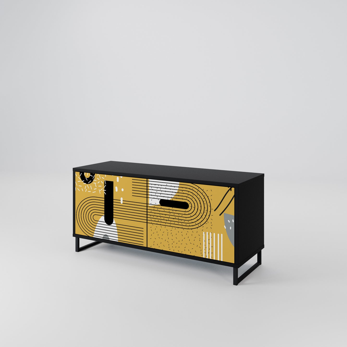 SHAPESHIFT SYMPHONY Compact 2-Door TV Cabinet