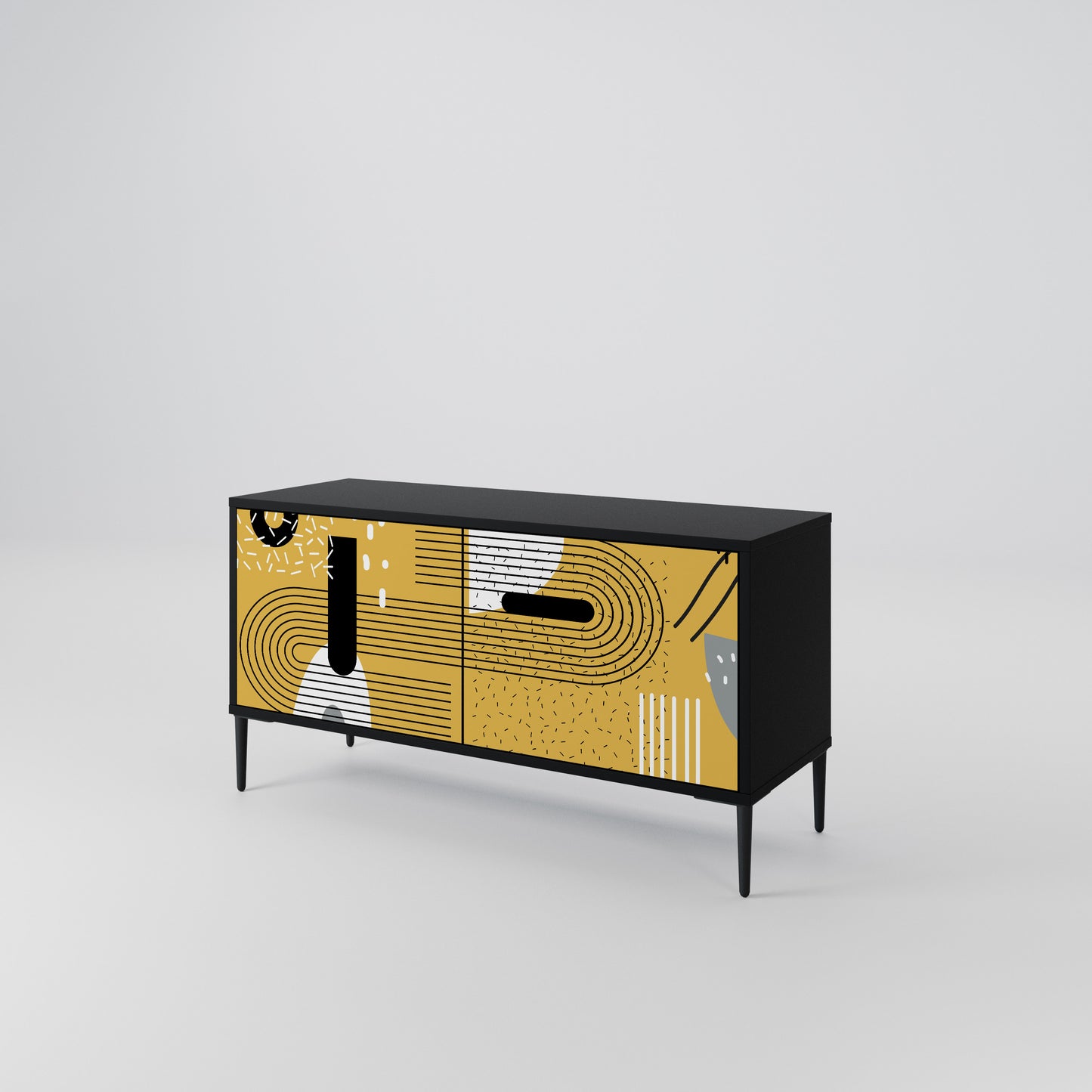 SHAPESHIFT SYMPHONY Compact 2-Door TV Cabinet