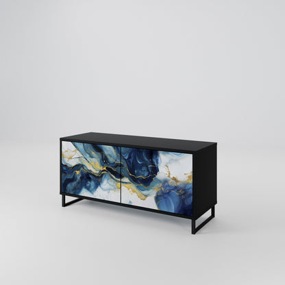 INKY MARBLE Mobile TV Compatto a 2 Ante