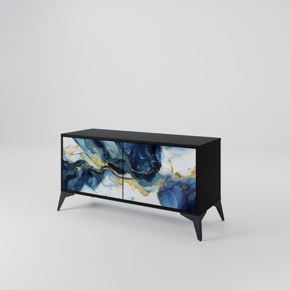 INKY MARBLE Mobile TV Compatto a 2 Ante