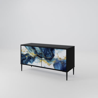 INKY MARBLE Mobile TV Compatto a 2 Ante