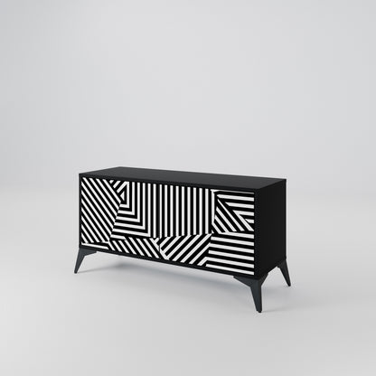 ILLUSIONARY LATTICE Mobile TV Compatto a 2 Ante