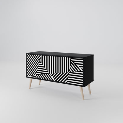 ILLUSIONARY LATTICE Mobile TV Compatto a 2 Ante