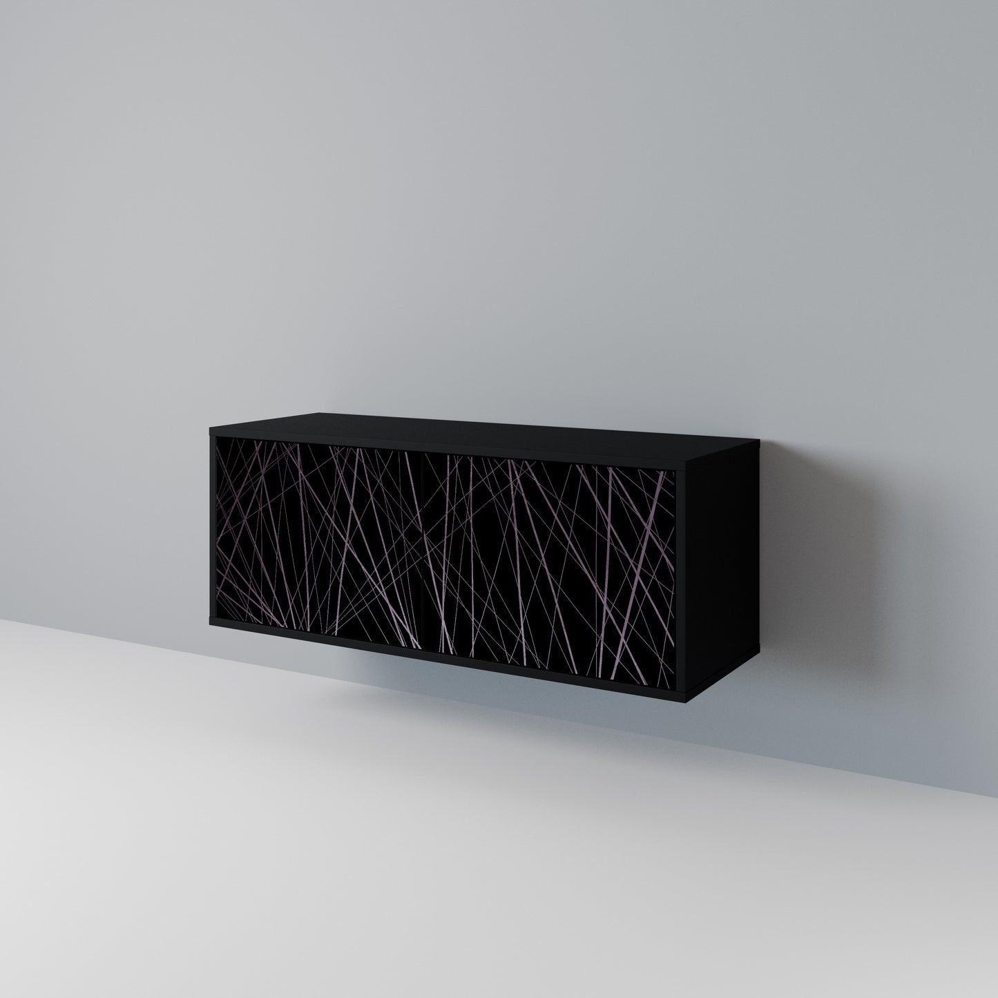 SHIMMER SPIDERGRAM Compact 2-Door TV Cabinet