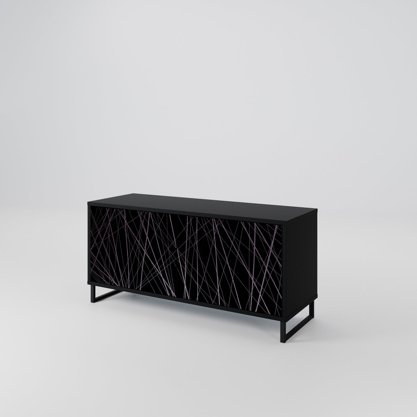 SHIMMER SPIDERGRAM Compact 2-Door TV Cabinet