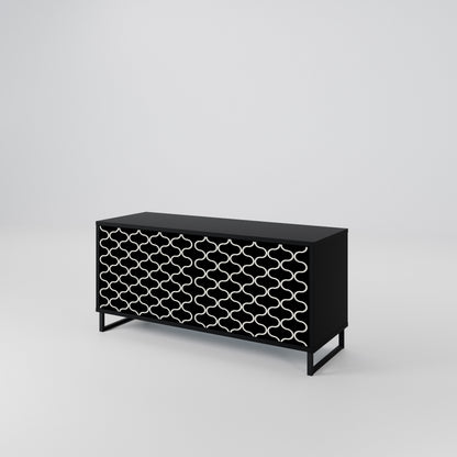 TESSELATED BLACKNESS Mobile TV Compatto a 2 Ante