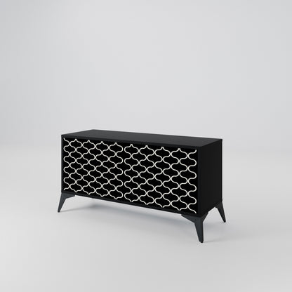 TESSELATED BLACKNESS Mobile TV Compatto a 2 Ante