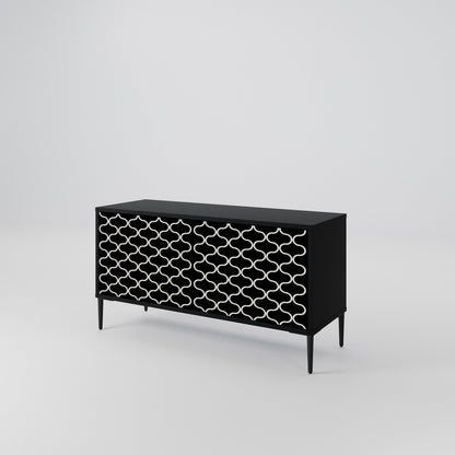 TESSELATED BLACKNESS Mobile TV Compatto a 2 Ante