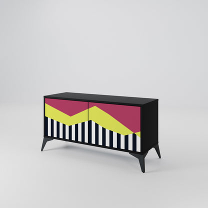 PIANO FANTASY Compact 2-Door TV Cabinet