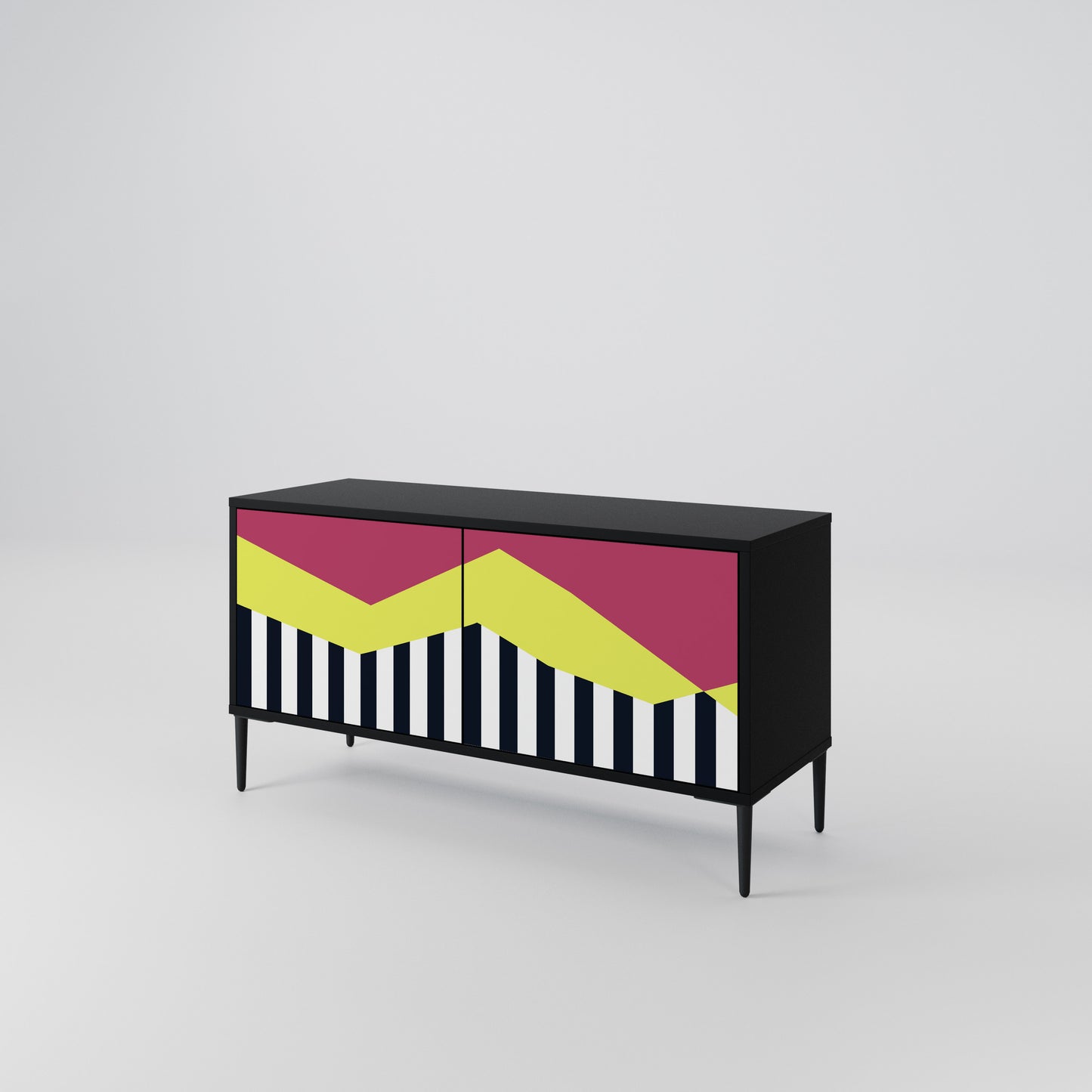 PIANO FANTASY Compact 2-Door TV Cabinet