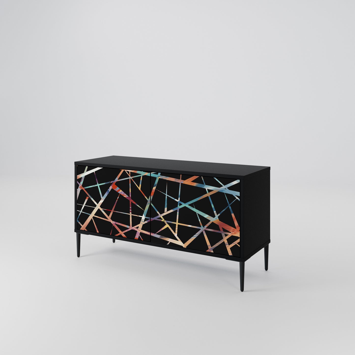 POLYGON VERVE Compact 2-Door TV Cabinet