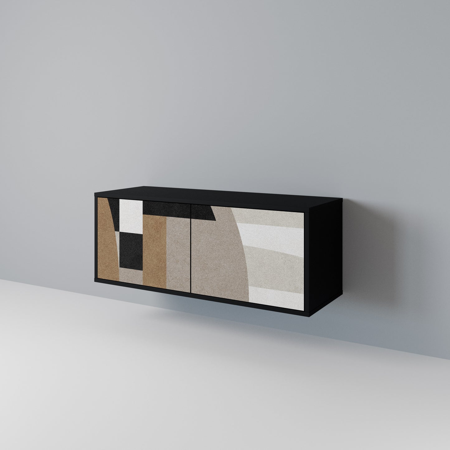 DELICATE MEMENTO Compact 2-Door TV Cabinet