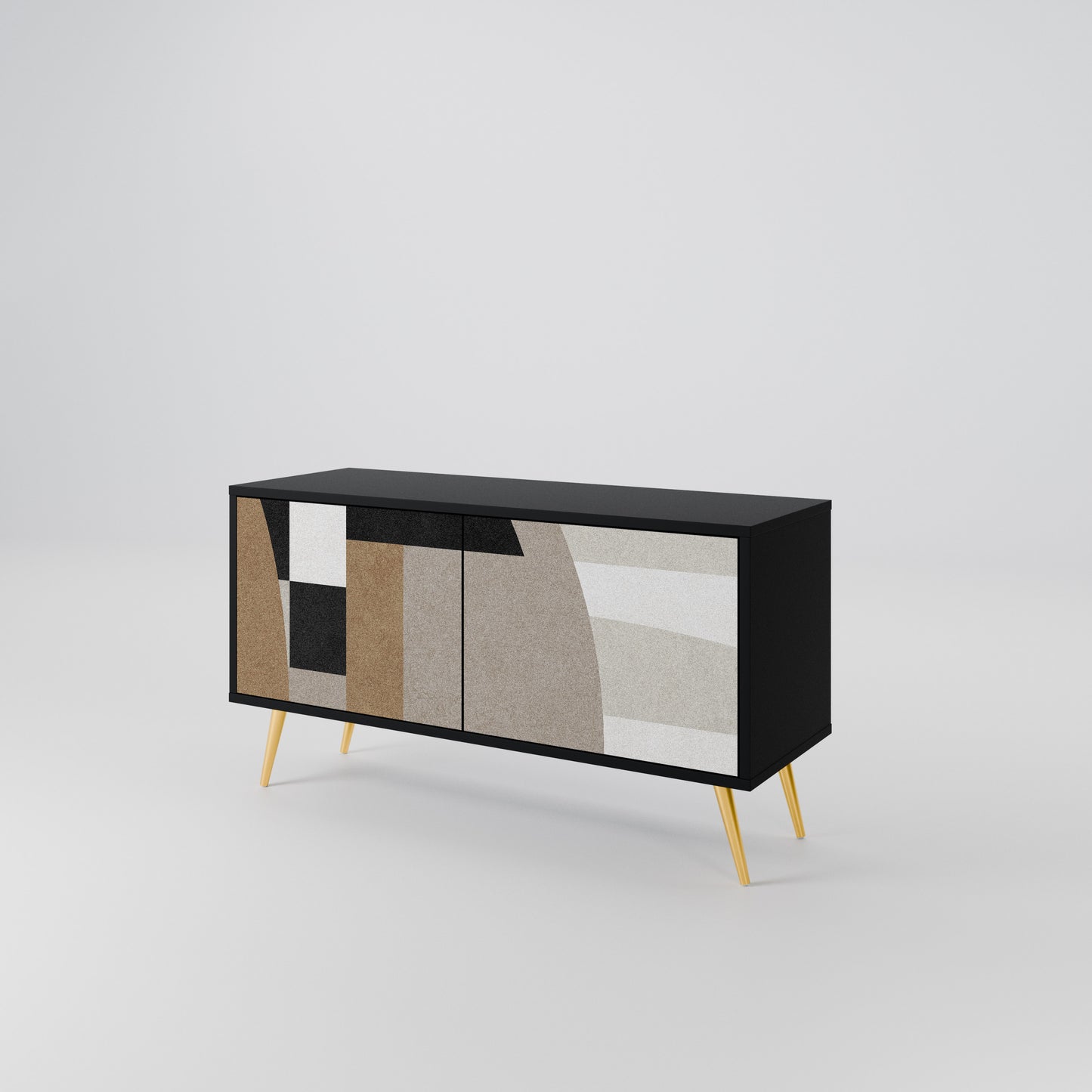 DELICATE MEMENTO Compact 2-Door TV Cabinet
