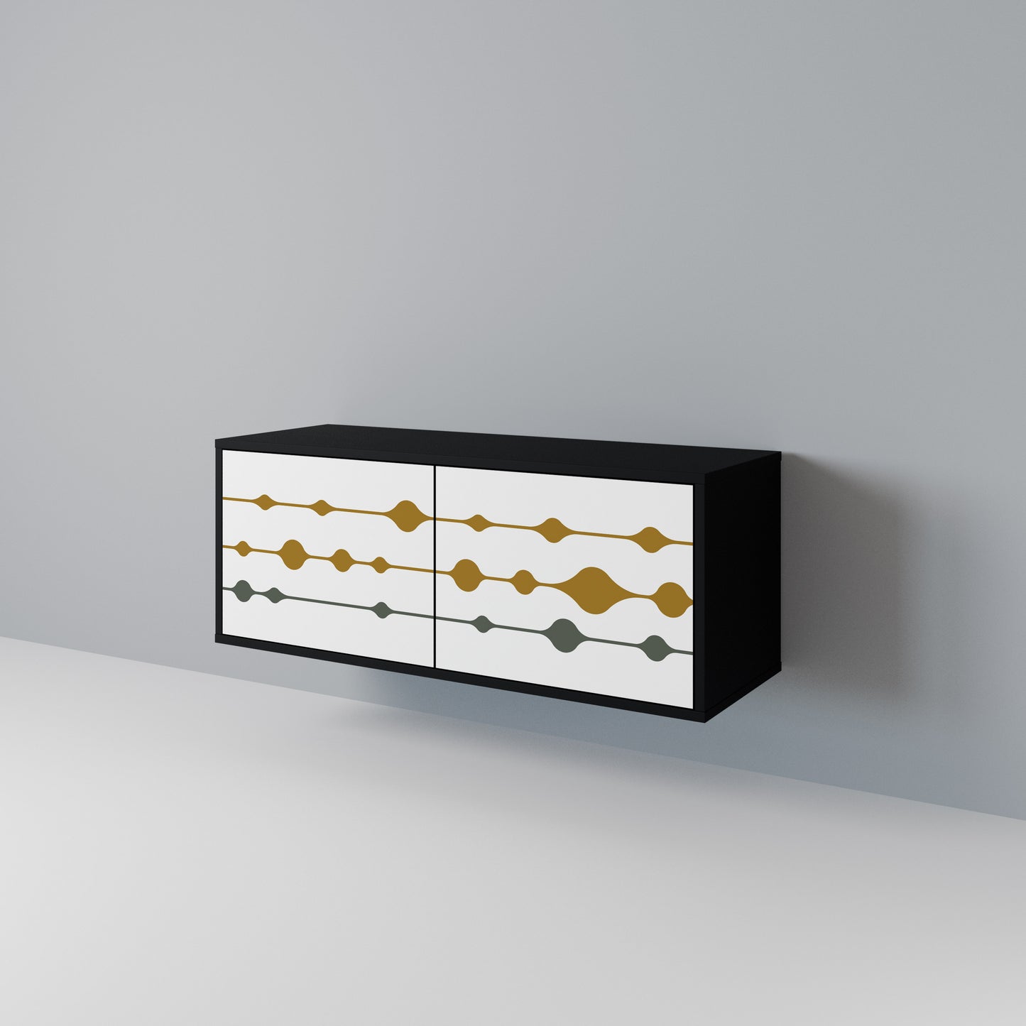 VIVID TONE Compact 2-Door TV Cabinet