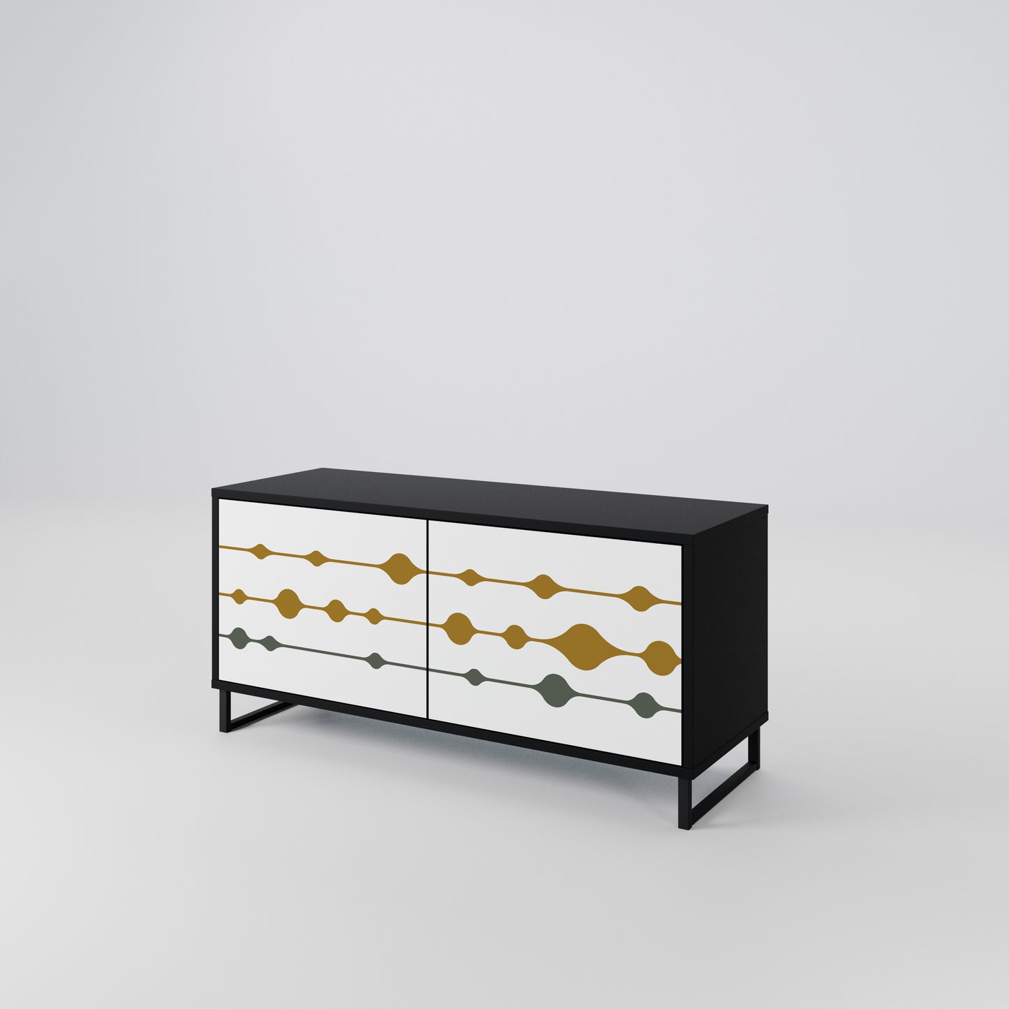 VIVID TONE Compact 2-Door TV Cabinet