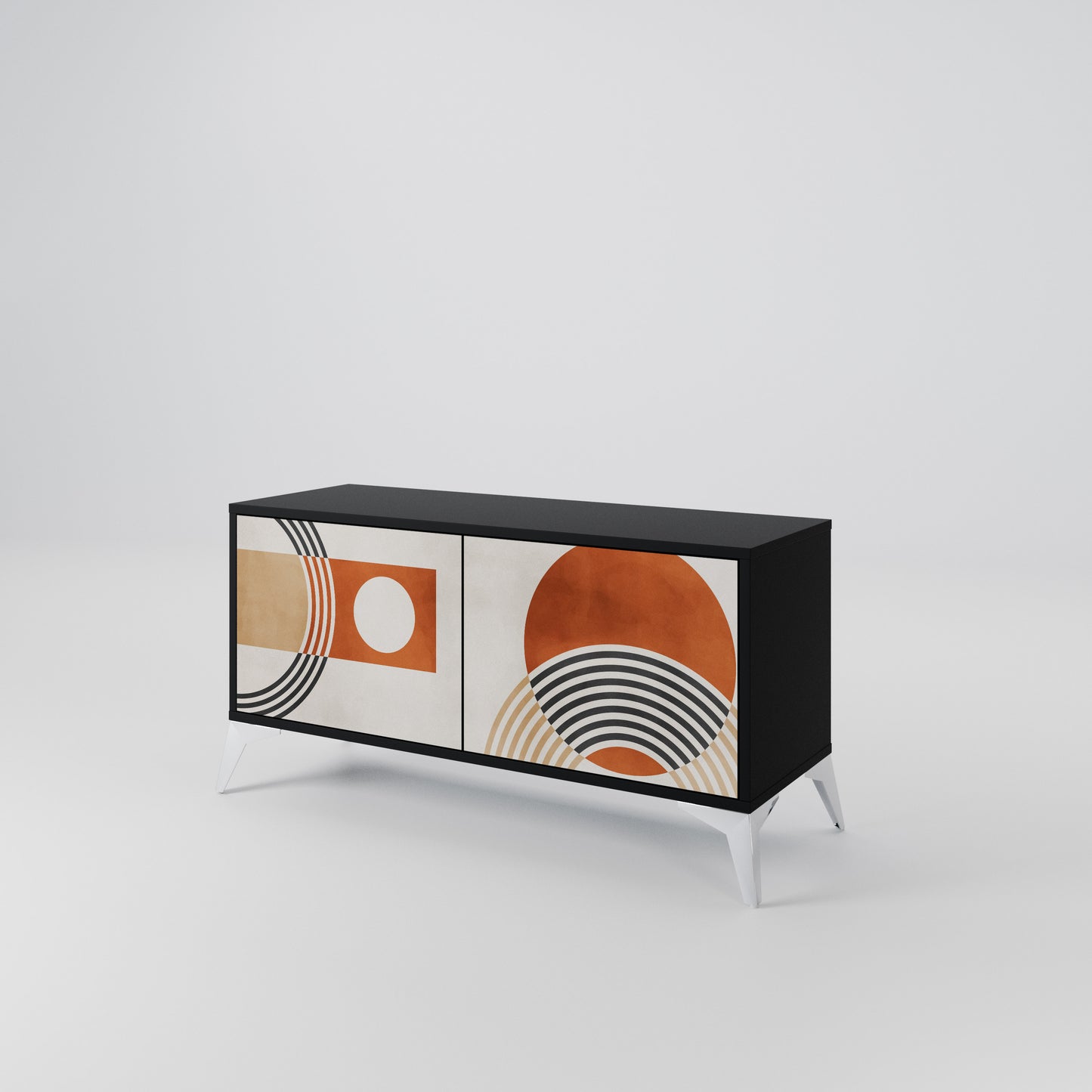 SPACE AROUND Compact 2-Door TV Cabinet