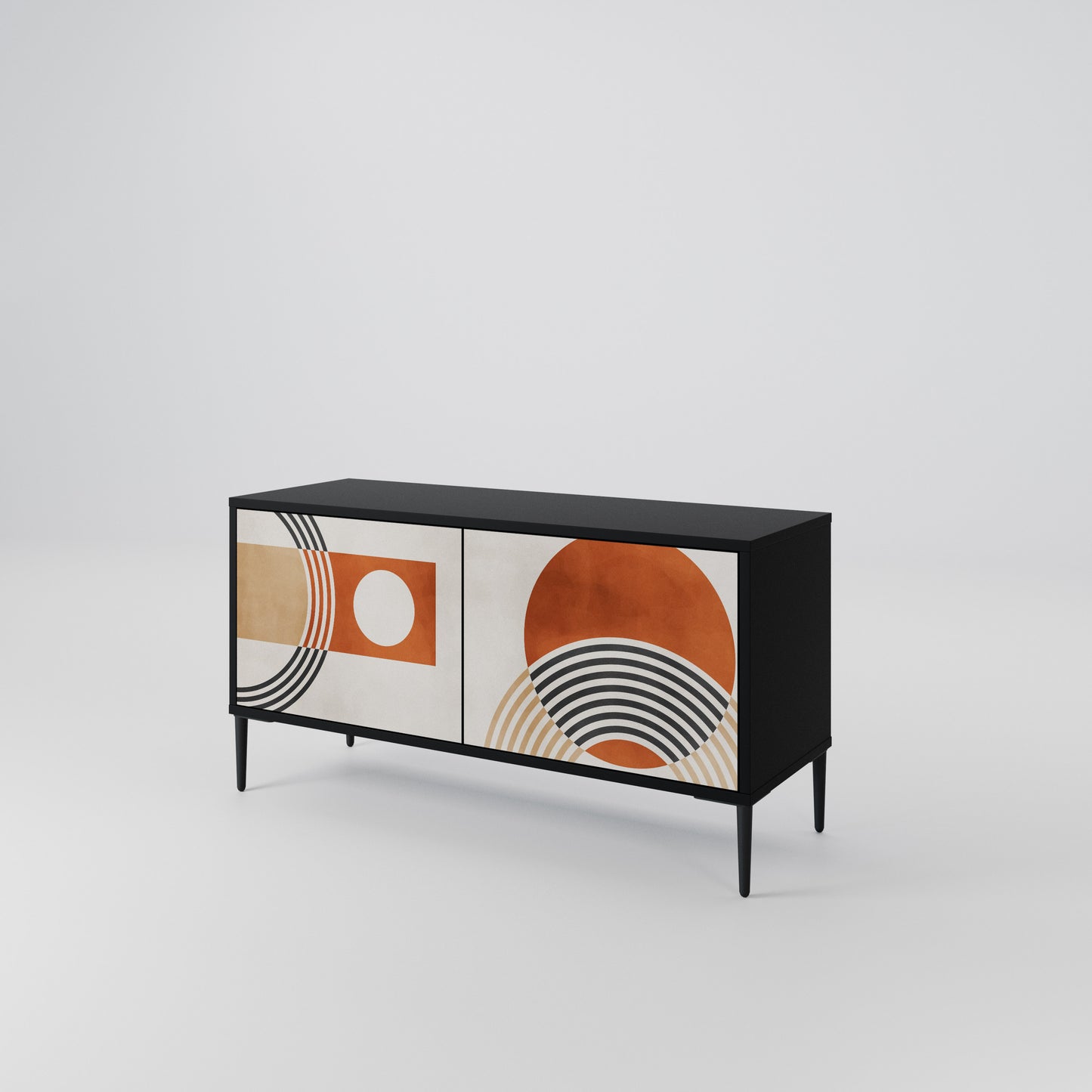 SPACE AROUND Compact 2-Door TV Cabinet