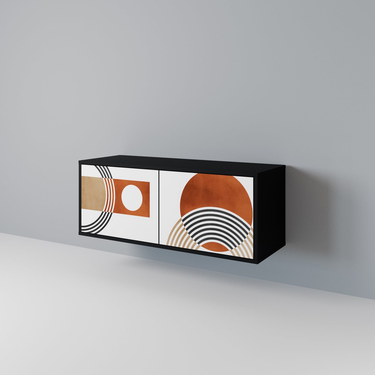 CIRCLE RHYTM Compact 2-Door TV Cabinet