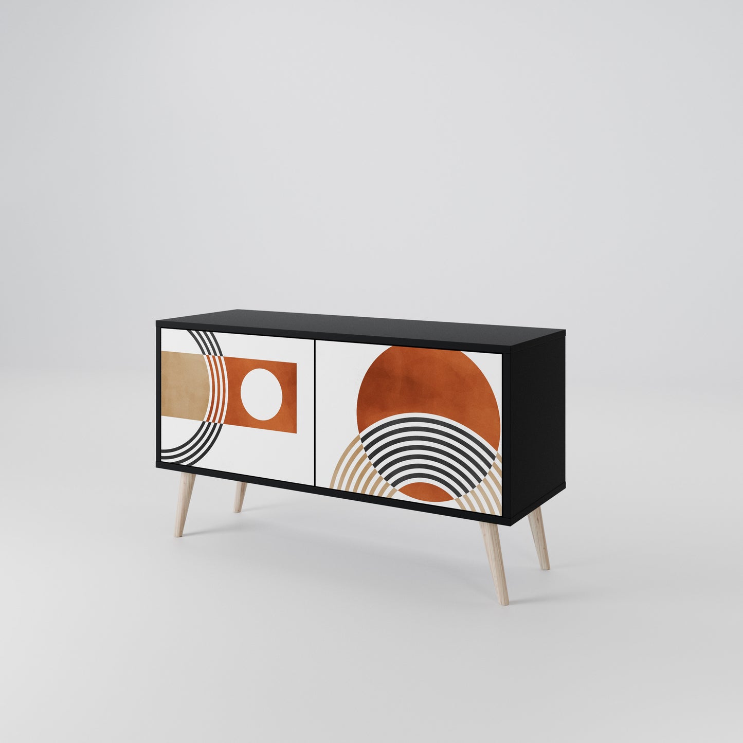 CIRCLE RHYTM Compact 2-Door TV Cabinet