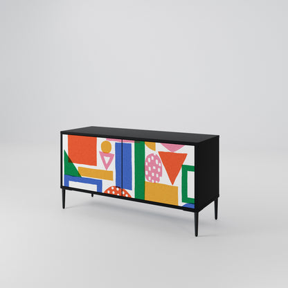 GEOMETRIC GLIMMER Mobile TV Compatto a 2 Ante