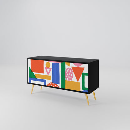 GEOMETRIC GLIMMER Mobile TV Compatto a 2 Ante
