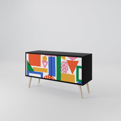 GEOMETRIC GLIMMER Mobile TV Compatto a 2 Ante