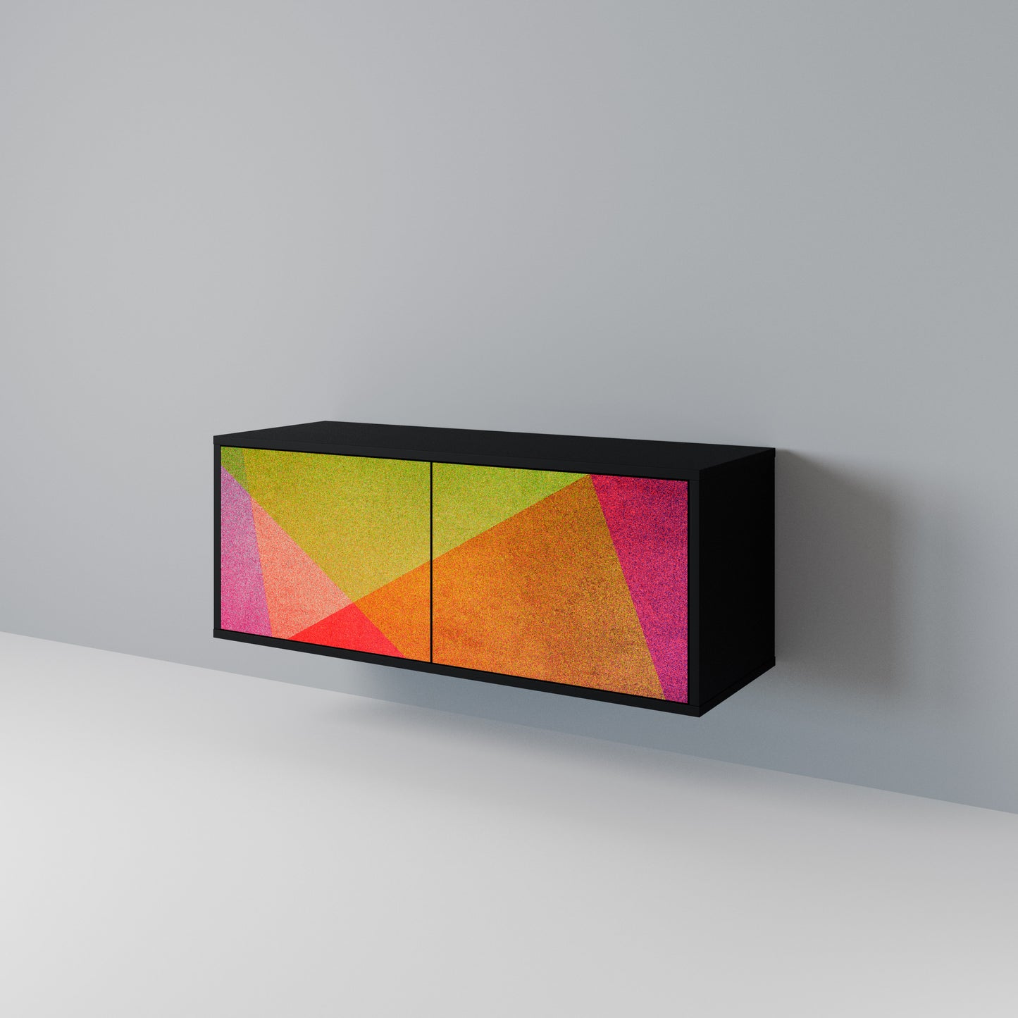 VIVID GEOMETRY Compact 2-Door TV Cabinet