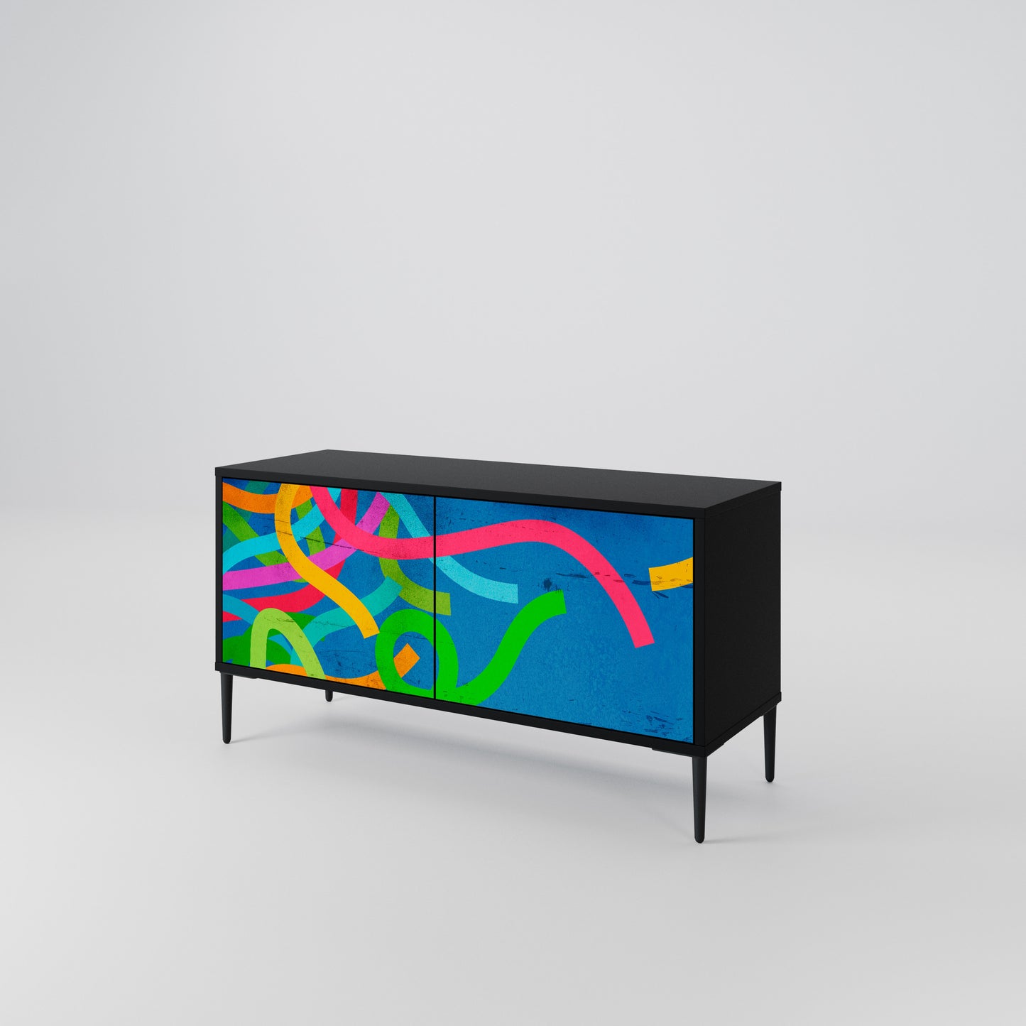 STREAMER TANGLE Compact 2-Door TV Cabinet