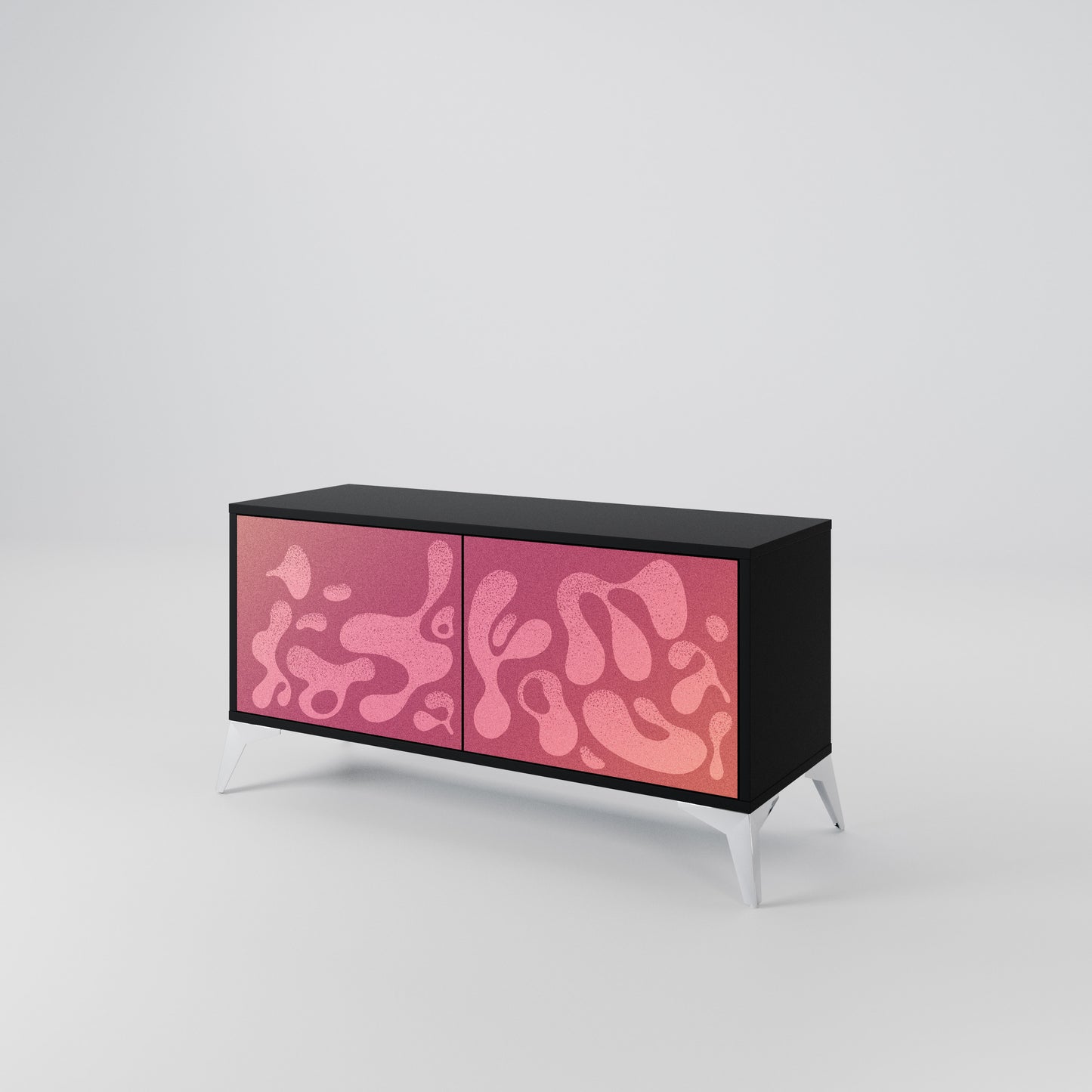 IRREGULAR PINK Mobile TV Compatto a 2 Ante