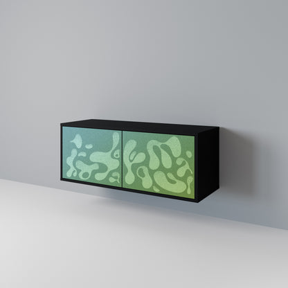 IRREGULAR BLUE Compact 2-Door TV Cabinet