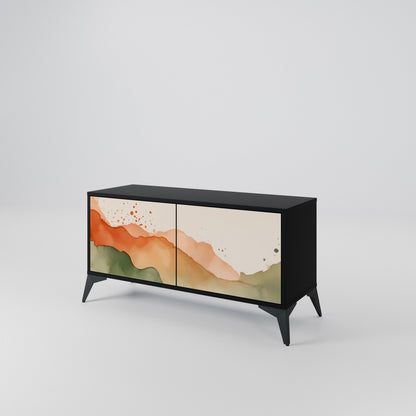 WATERCOLOUR PEAKS Mobile TV Compatto a 2 Ante