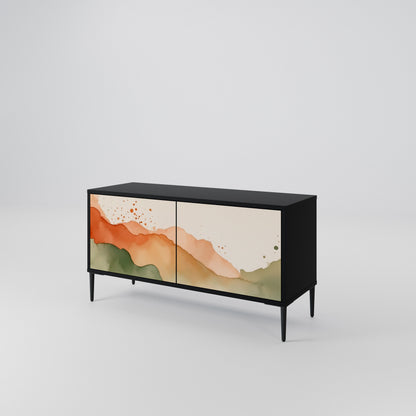 WATERCOLOUR PEAKS Mobile TV Compatto a 2 Ante