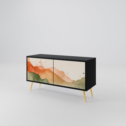 WATERCOLOUR PEAKS Mobile TV Compatto a 2 Ante