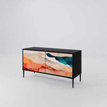 ABSTRACT LANDSCAPE Mobile TV Compatto a 2 Ante