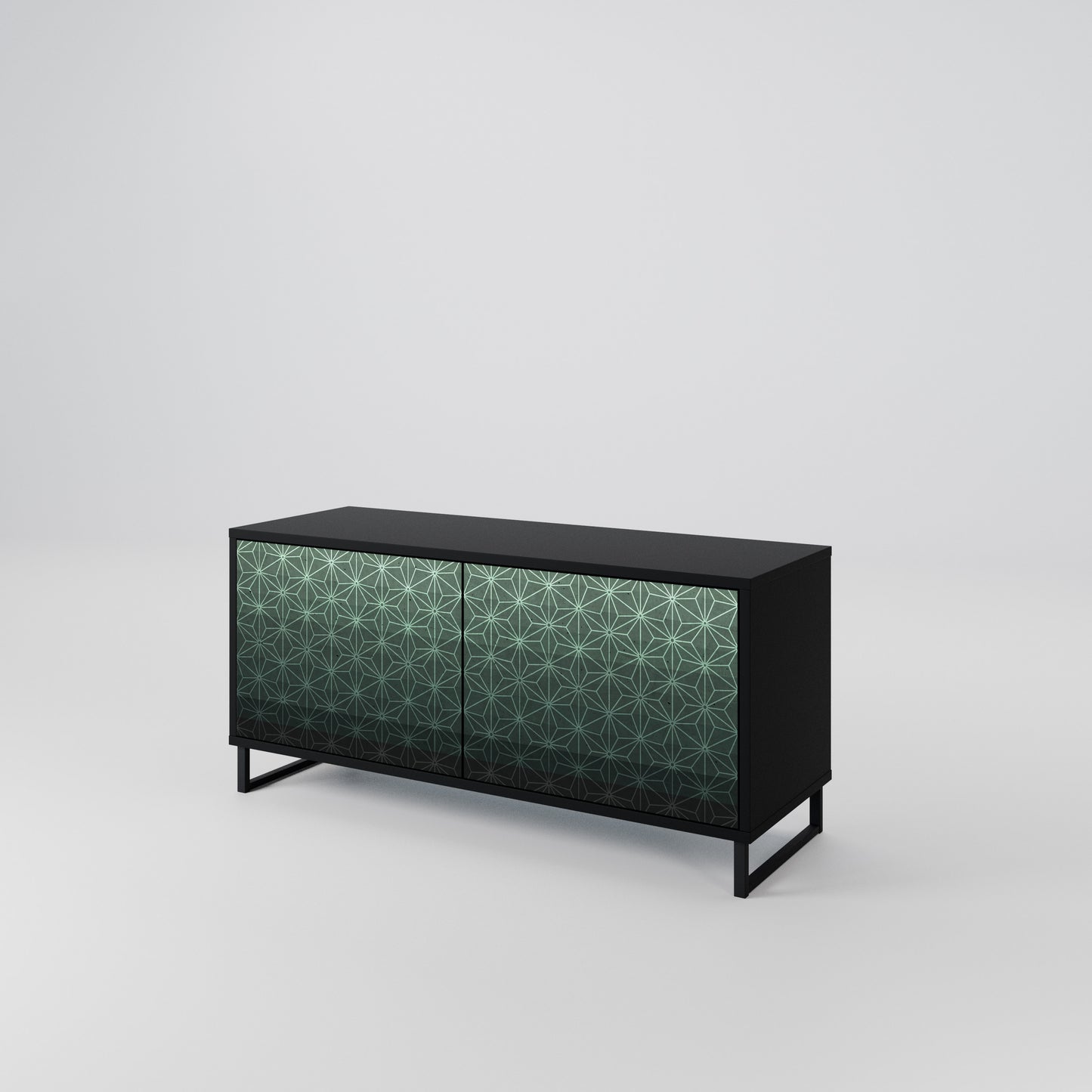 ORNAMENTAL GLIMMER Compact 2-Door TV Cabinet