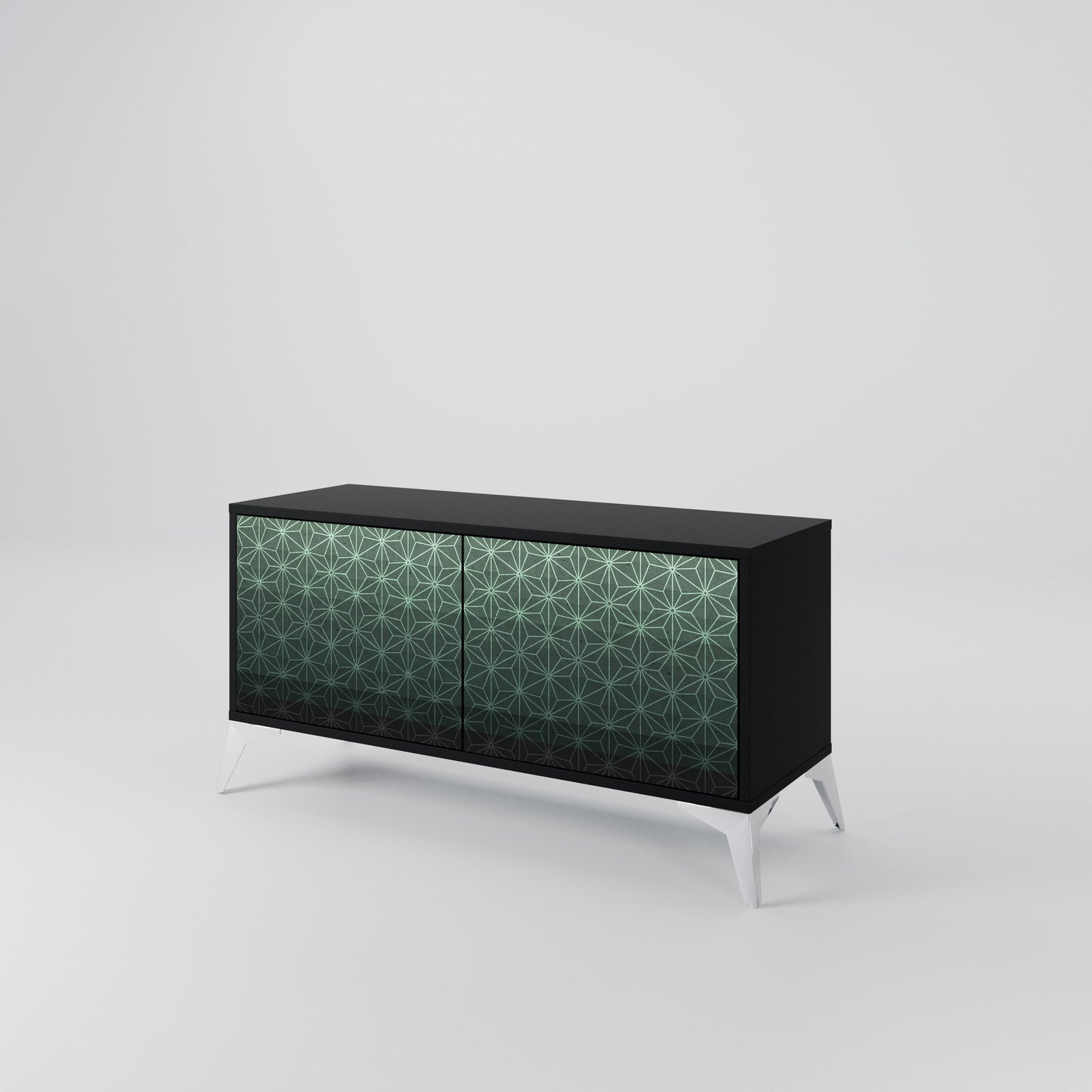 ORNAMENTAL GLIMMER Compact 2-Door TV Cabinet