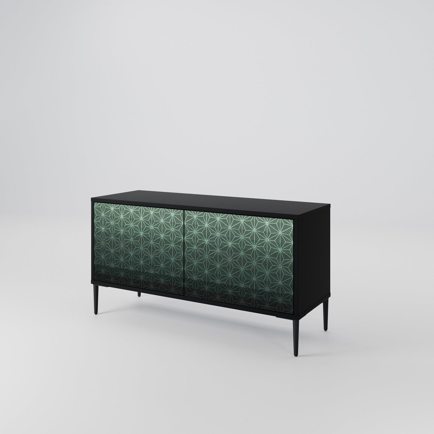 ORNAMENTAL GLIMMER Compact 2-Door TV Cabinet