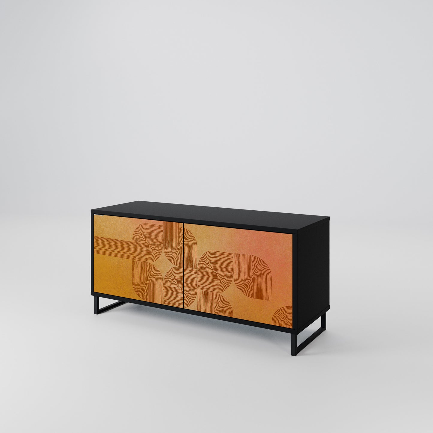 STRENGTHENING RELATION Compact 2-Door TV Cabinet