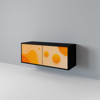 ORANGE ARRANGEMENT Mobile TV Compatto a 2 Ante