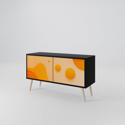 ORANGE ARRANGEMENT Mobile TV Compatto a 2 Ante