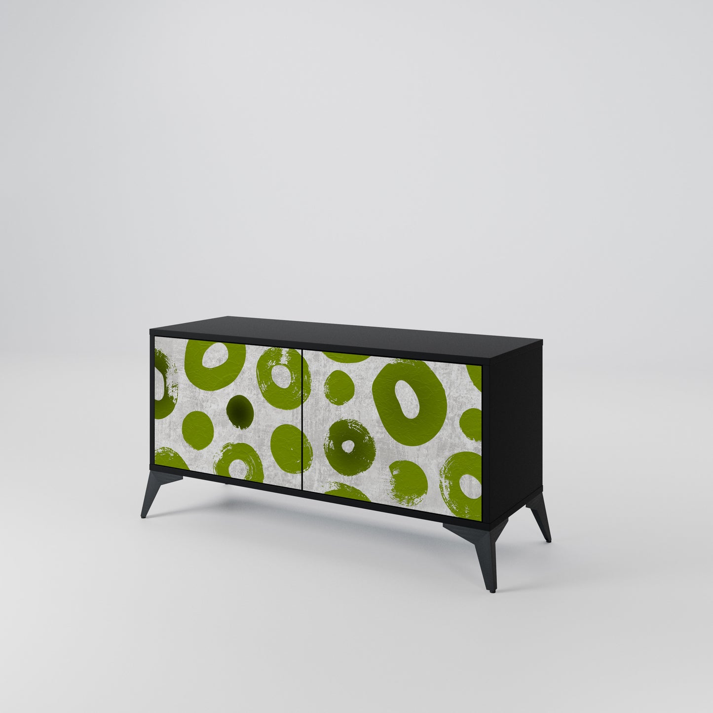 GREEN RHAPSODY Compact 2-Door TV Cabinet