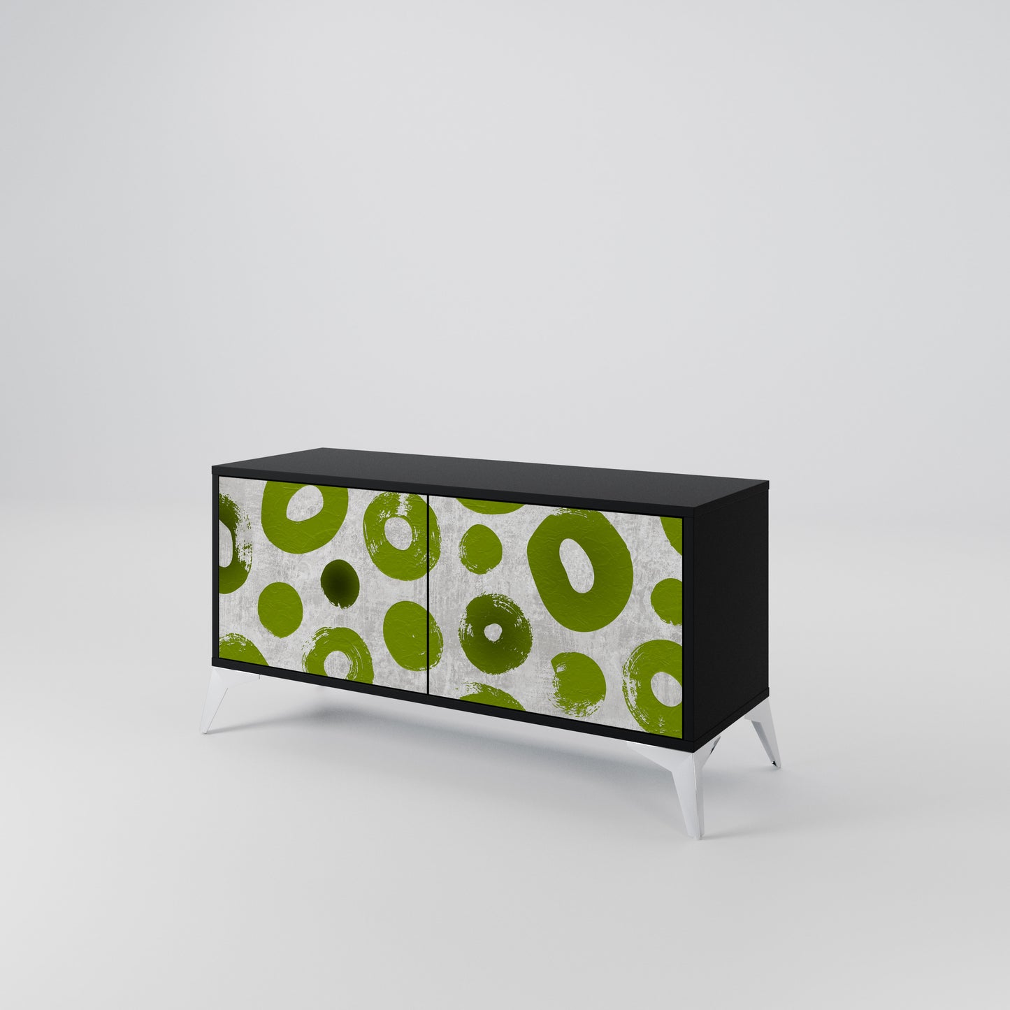 GREEN RHAPSODY Compact 2-Door TV Cabinet