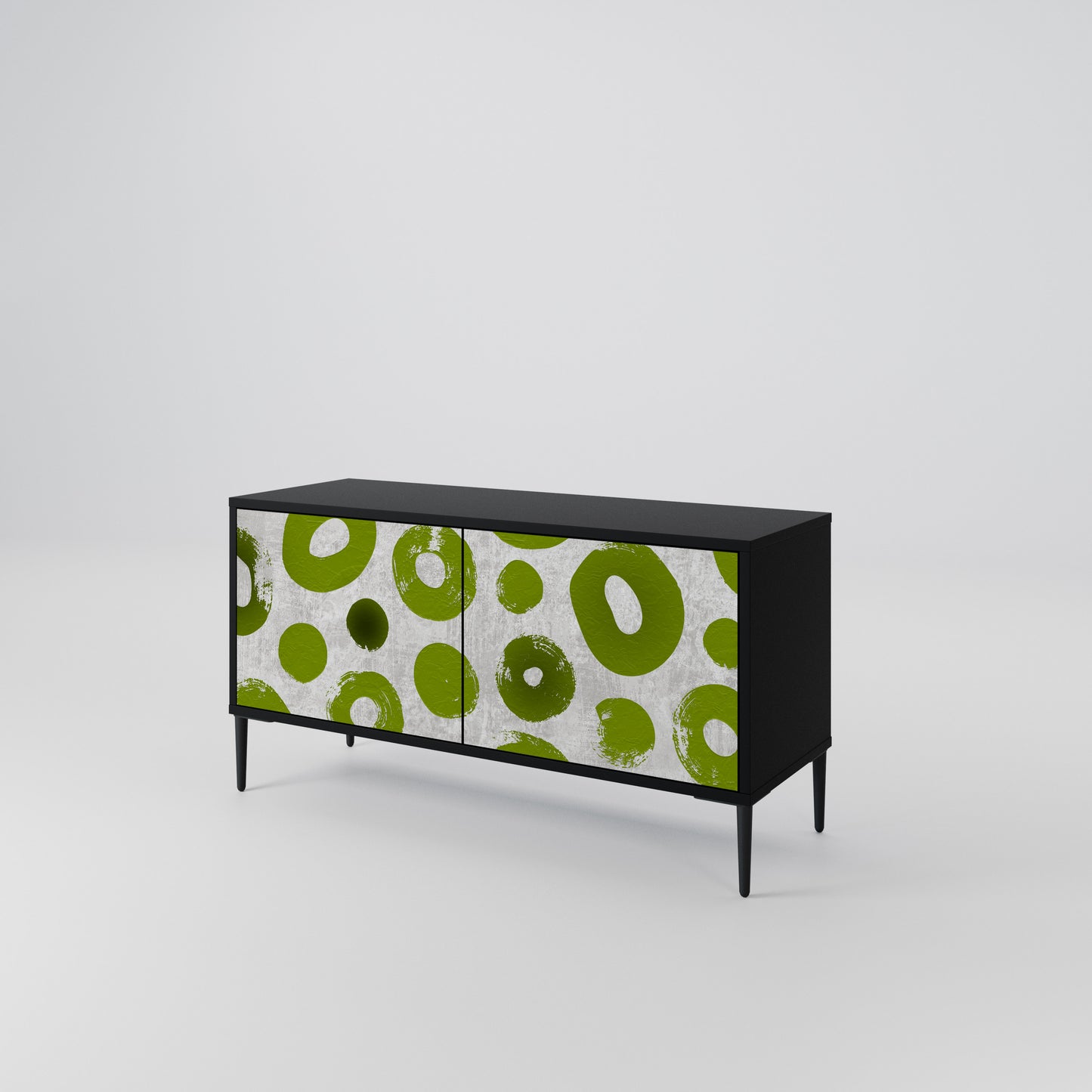 GREEN RHAPSODY Compact 2-Door TV Cabinet